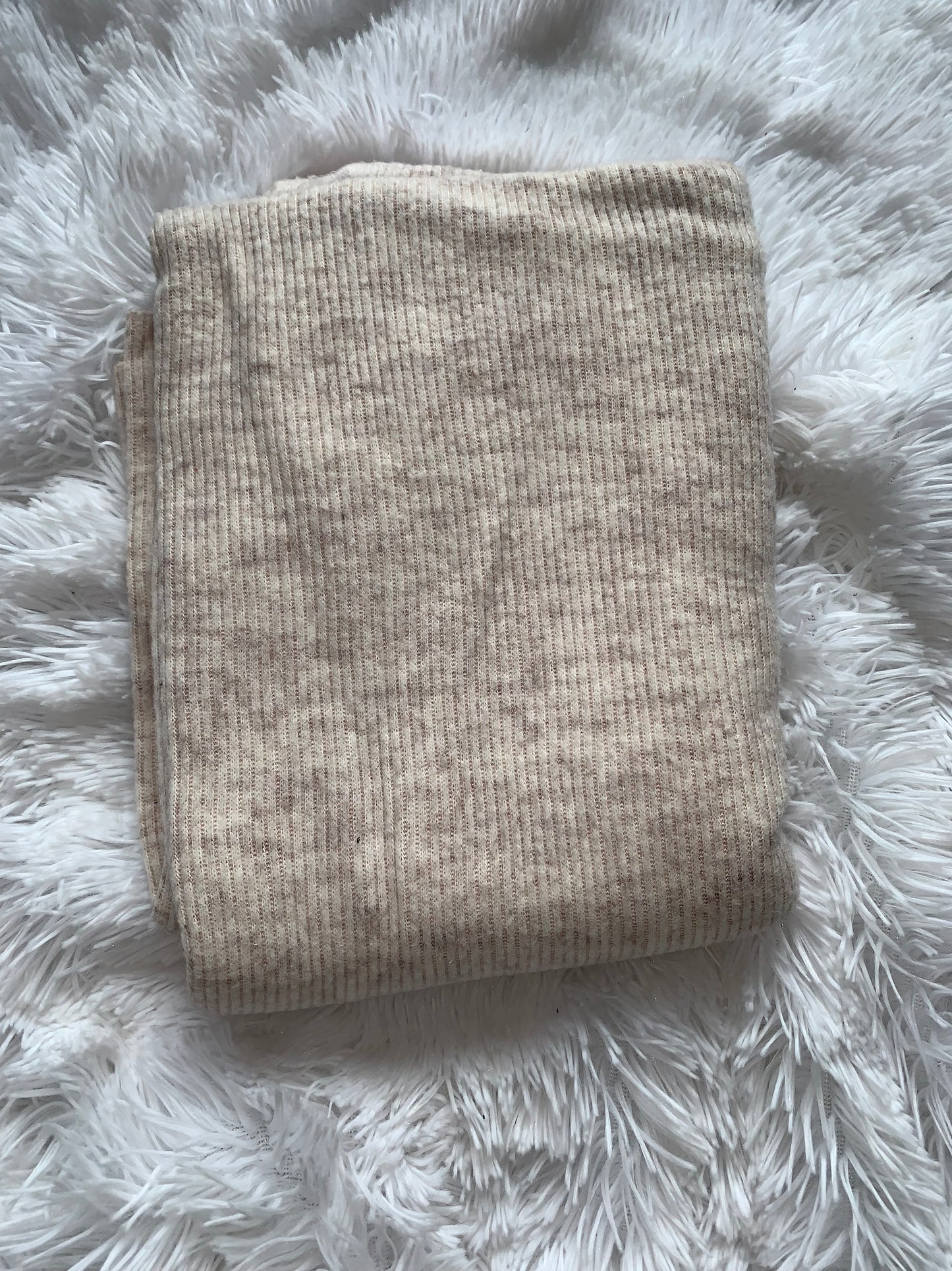 Oatmeal Sweater Rib