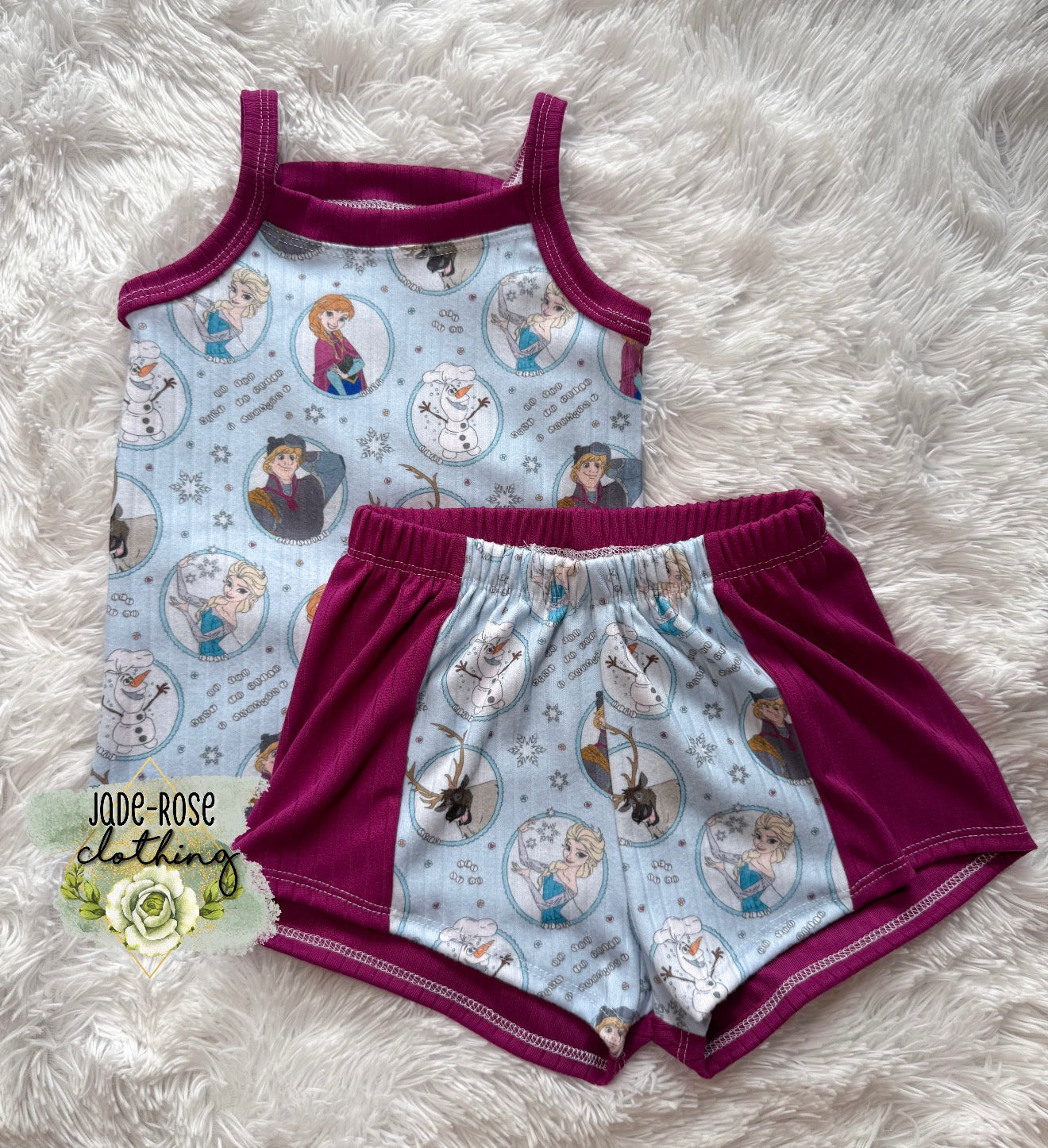 MTO- Ice Princess Cami & Breezy Set