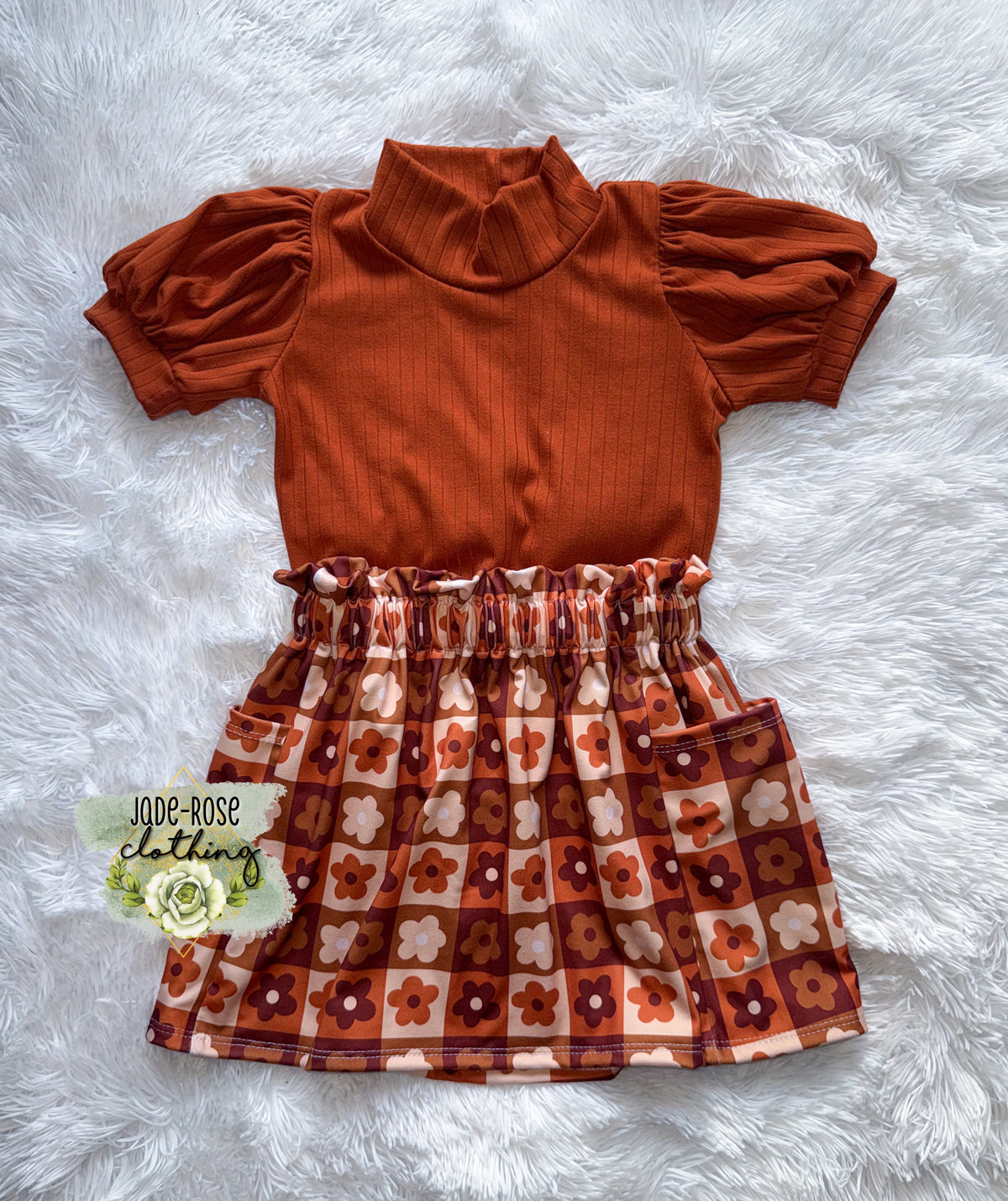 3T Bishop Top & Pocket Skirt
