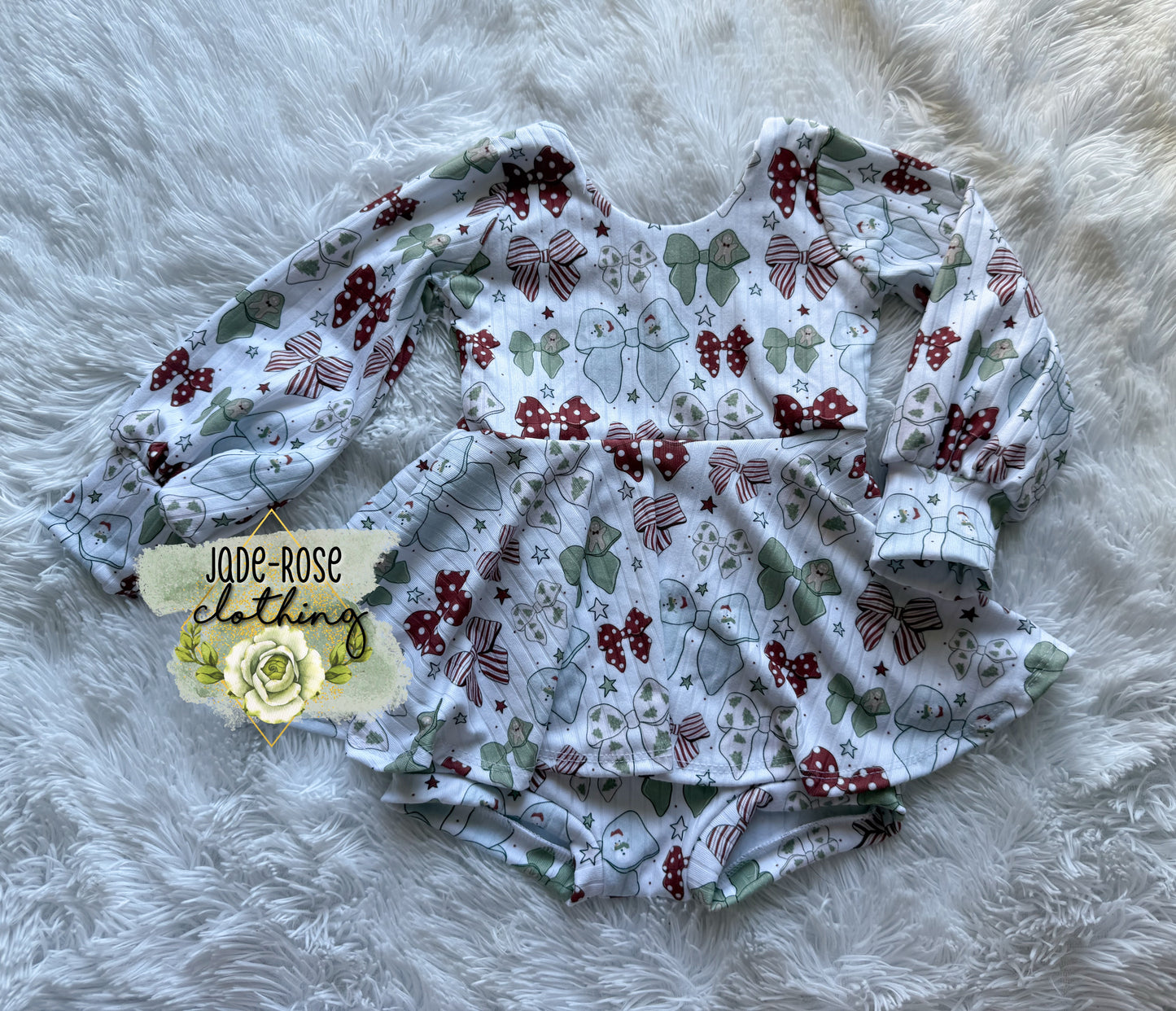 3T Skirted Leo w/ Puff Sleeves