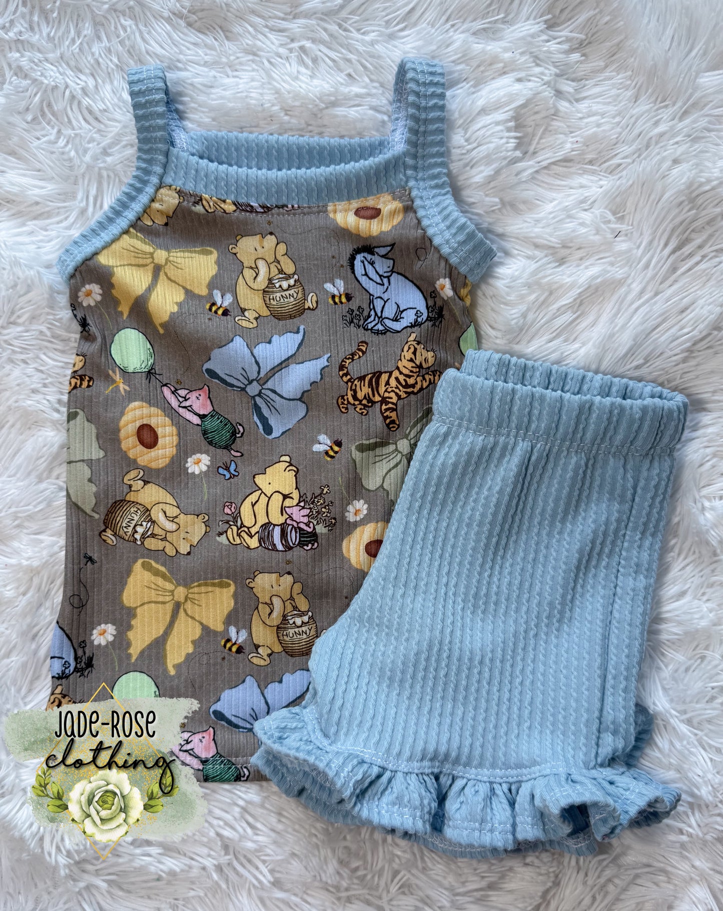 Multiple RTS Cami & Ruffle Shorts