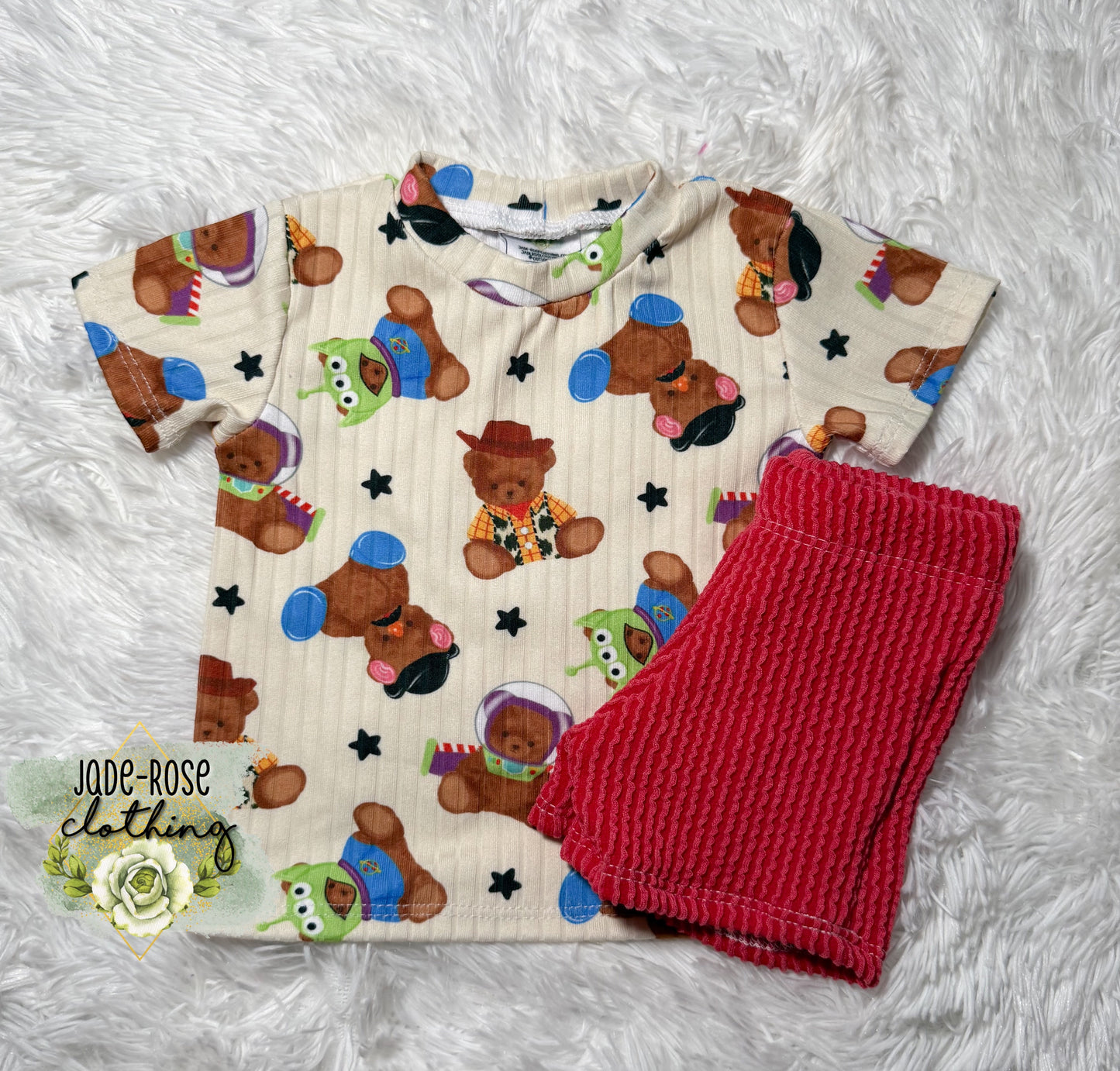 Multiple RTS- Summer Sets (no pockets/midthigh)- Toy Teddies