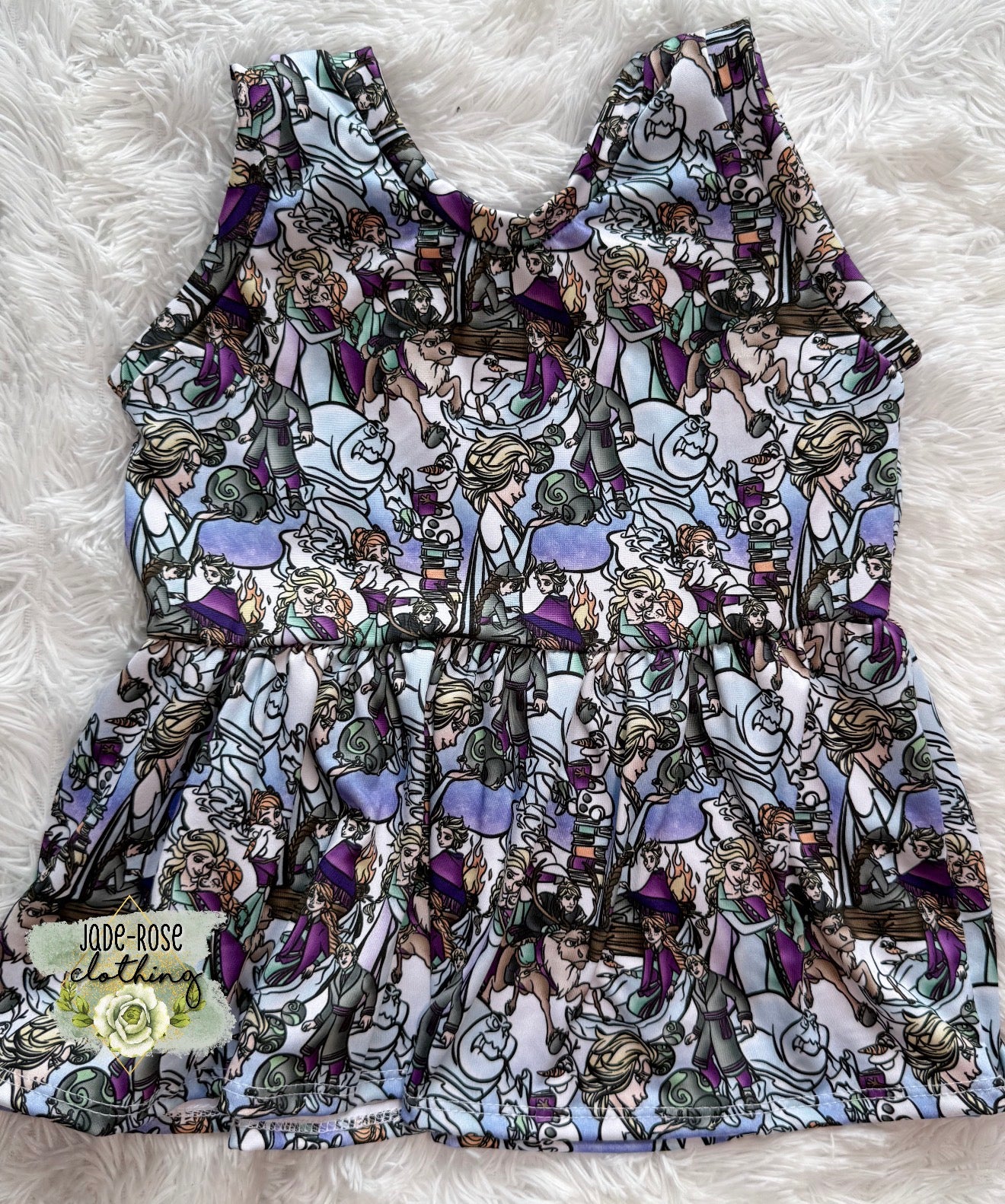 5T Olive Peplum