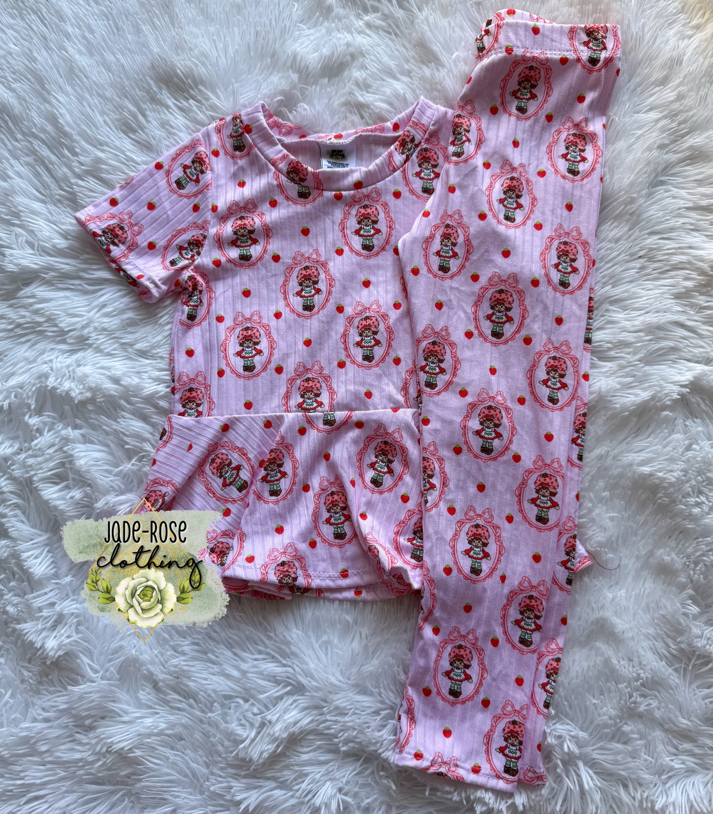 3T Addie Peplum & Legging Set