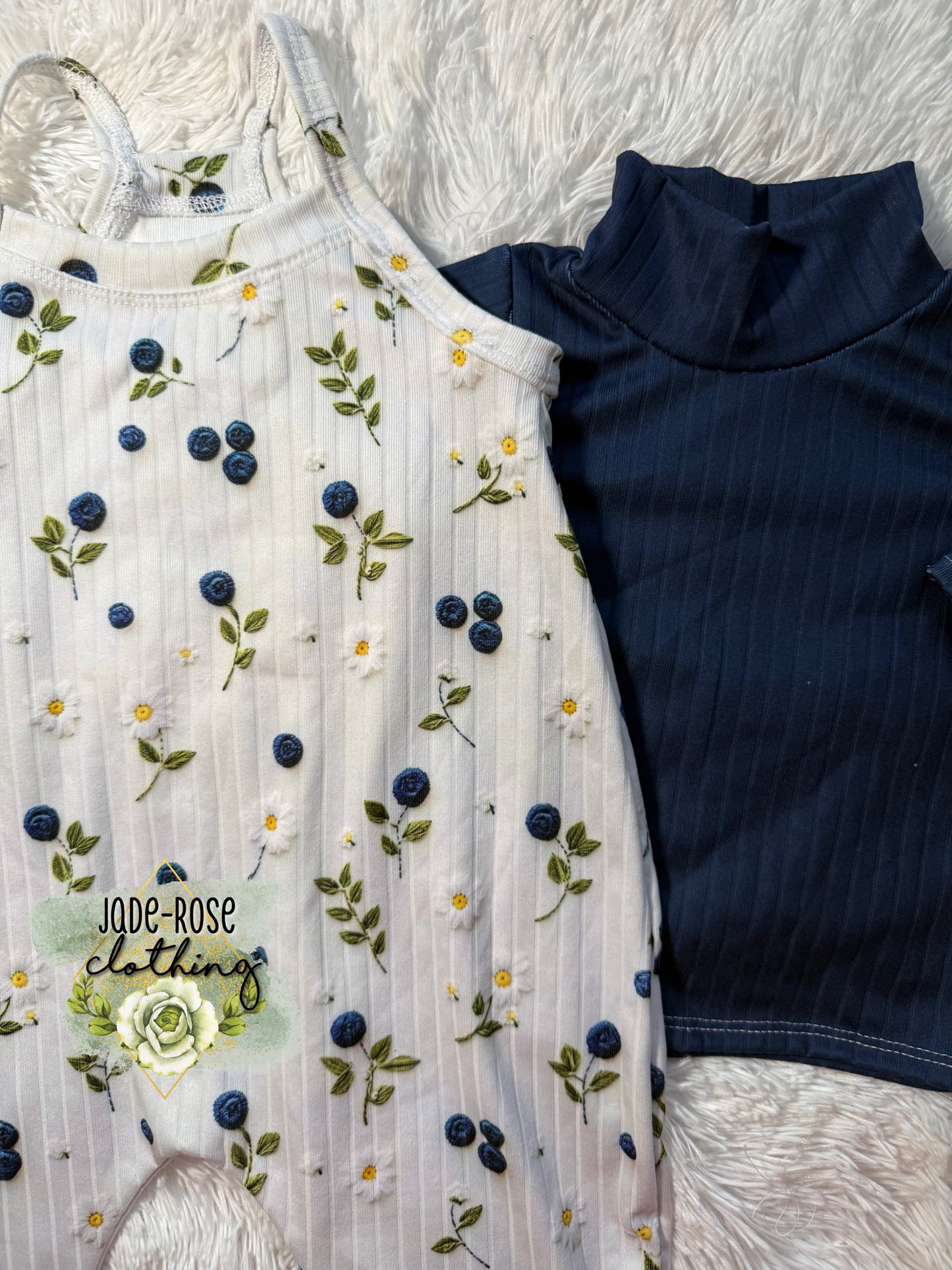 9/12M Terran Romper & 3/4 Sleeve Mockneck