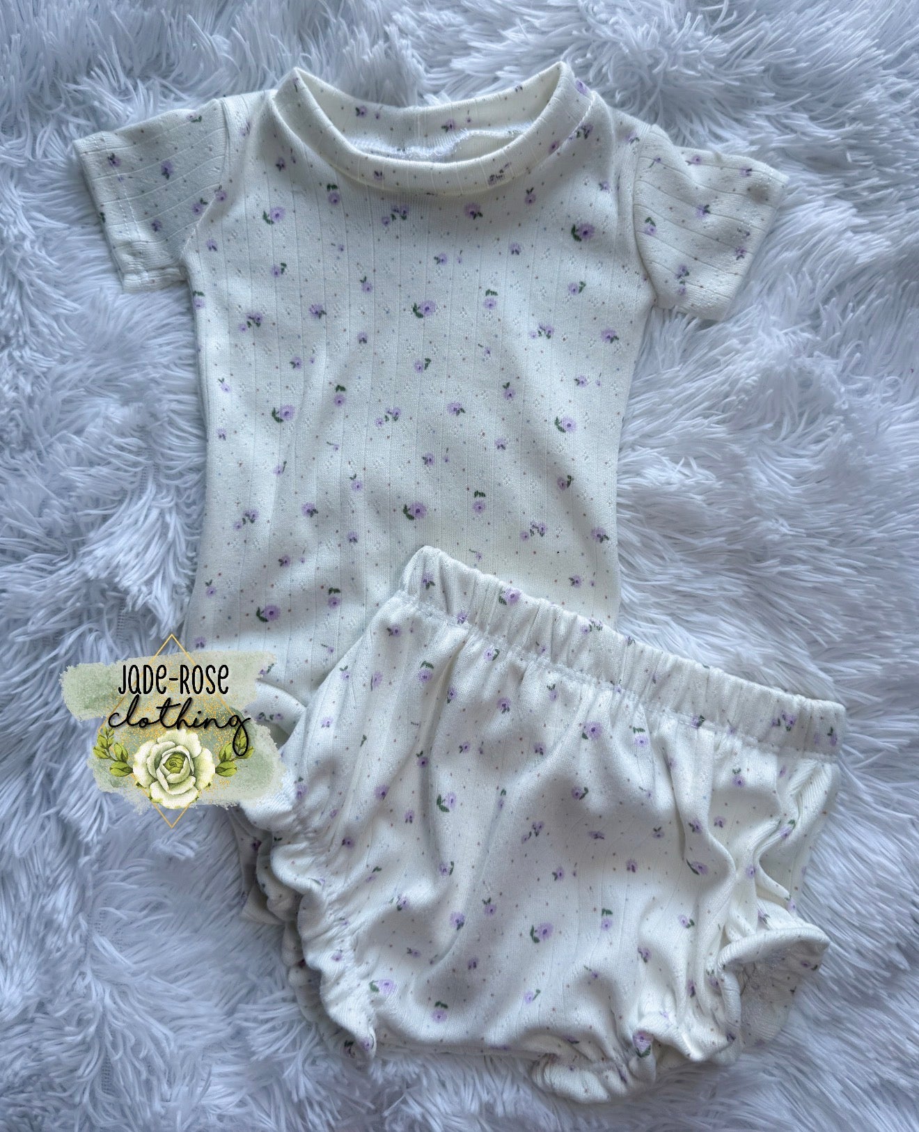 3/6M Leo w/ Snaps & Ruffle Shorties
