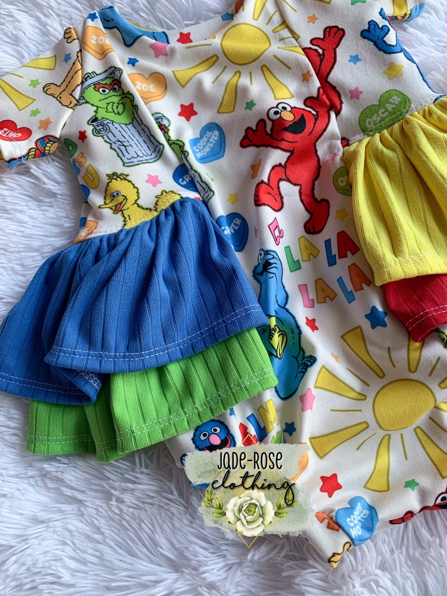 *PREORDER* Double Ruffle Camellia ROMPER