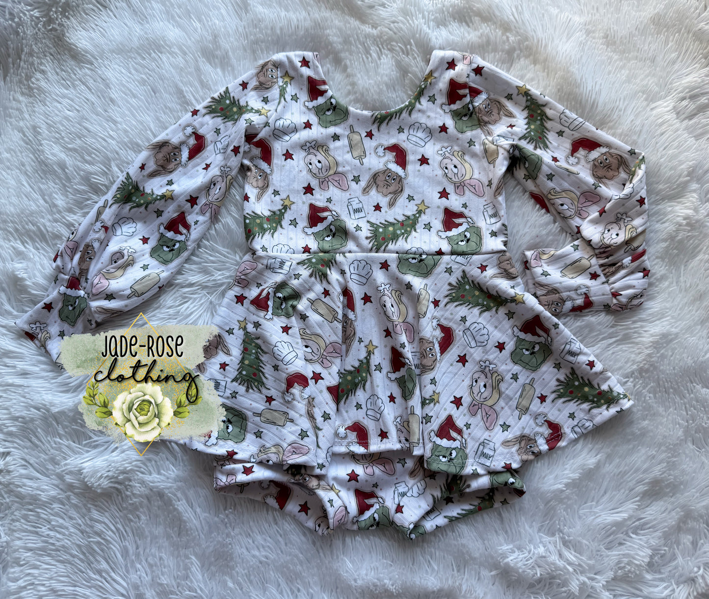 3T Skirted Leo w/ Puff Sleeves