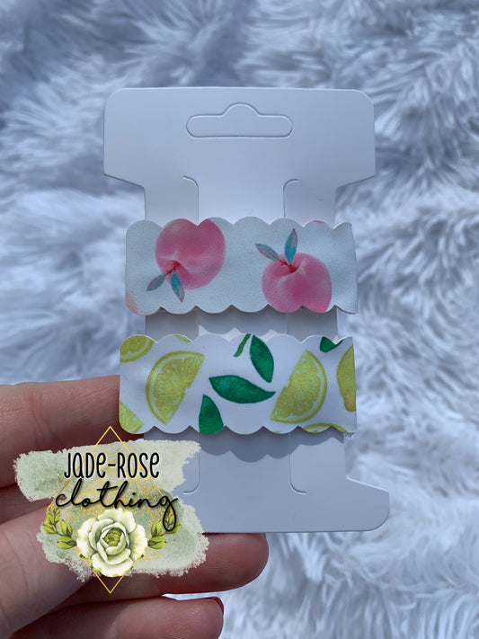 Peach & Lemon Snappies (Set)