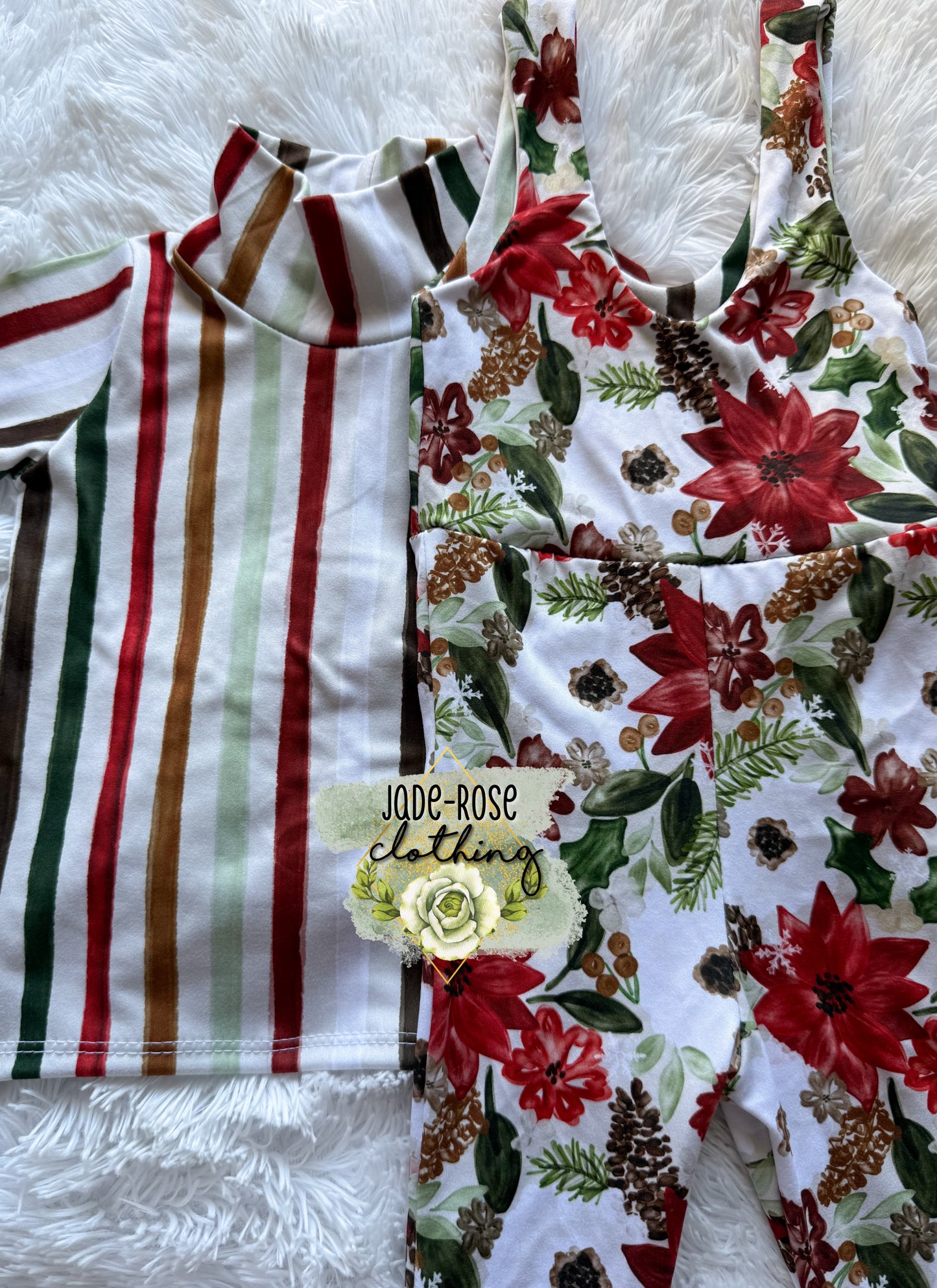 12/18M LS Mockneck & Flare Romper