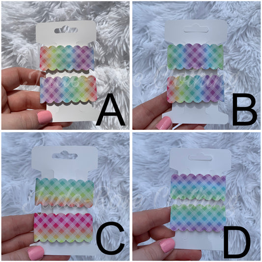 Spring Plaid Snappies (Sets)