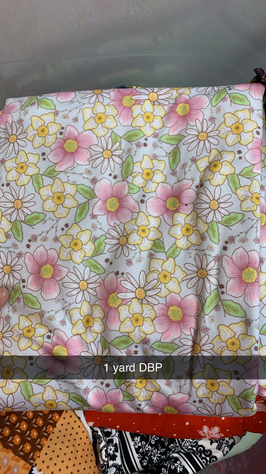 Pink/Yellow Floral-DBP