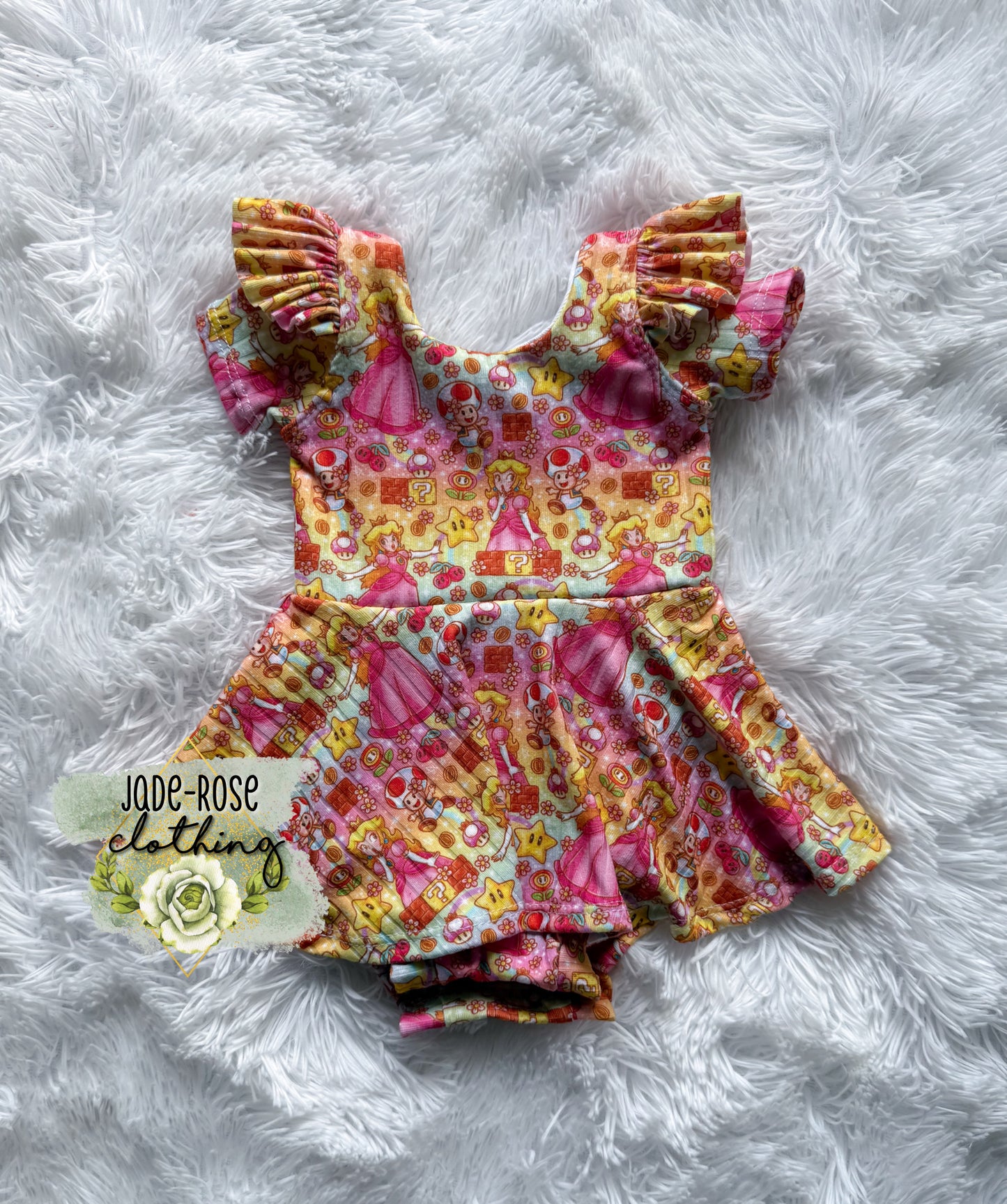 *PREORDER* Skirted Leo w/ Ruffles & Snaps
