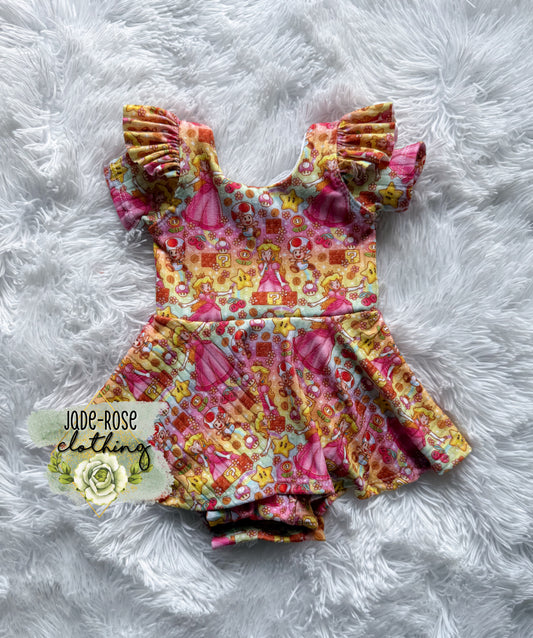 *PREORDER* Skirted Leo w/ Ruffles & Snaps