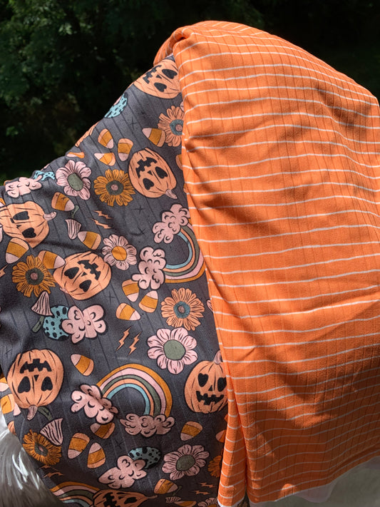 Candy Corn & Rainbows + Stripe Coord Rib *Read Description*