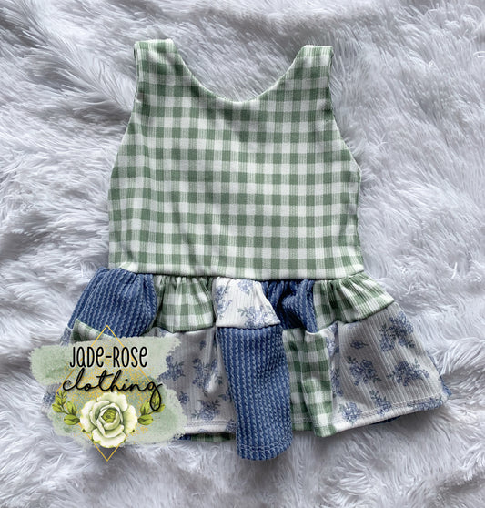 18/24M Olive Peplum PW