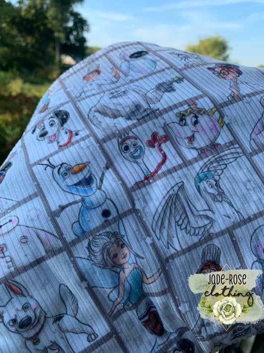 White Magical Thin Rib