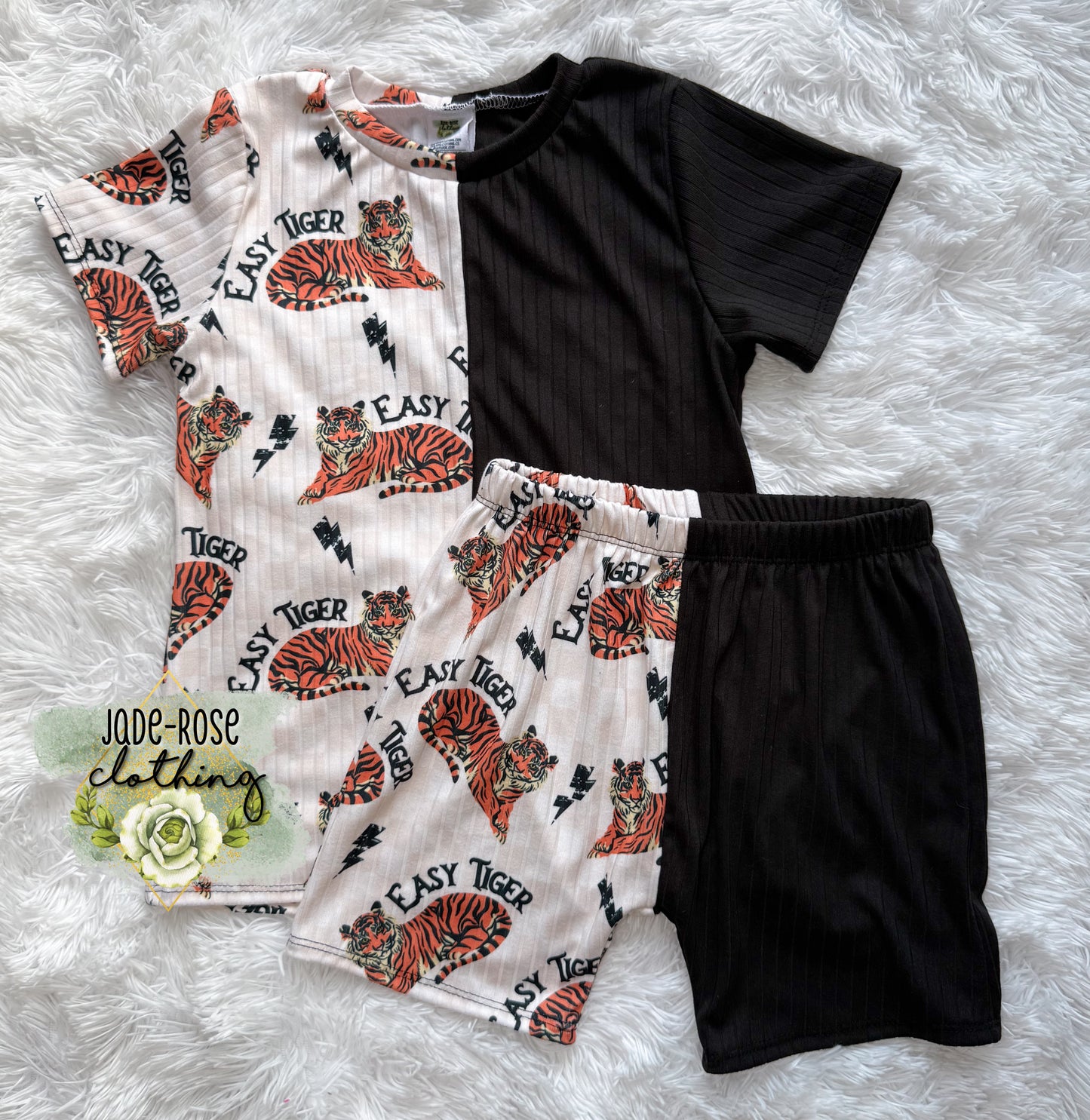 *PREORDER* SPLIT Basic Tee & Boy Shorts