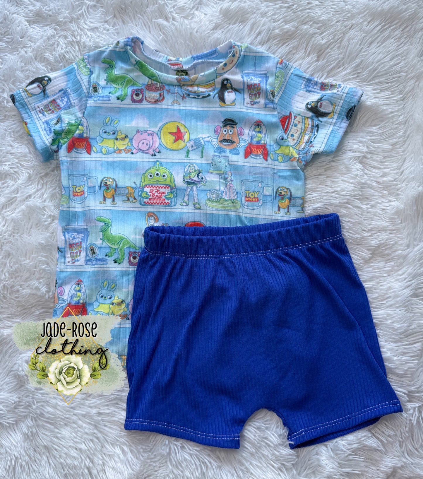 18/24M Basic Tee & Boy Shorts