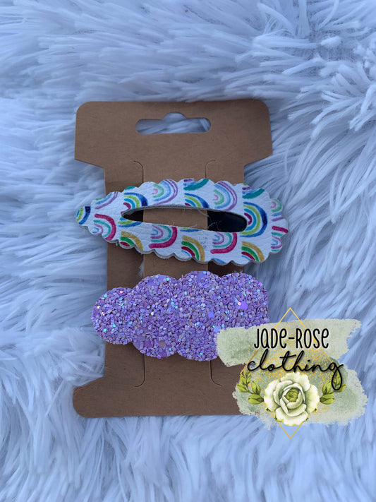Rainbow Snappies (Set 2.75” Rainbow & 2” Glitter)