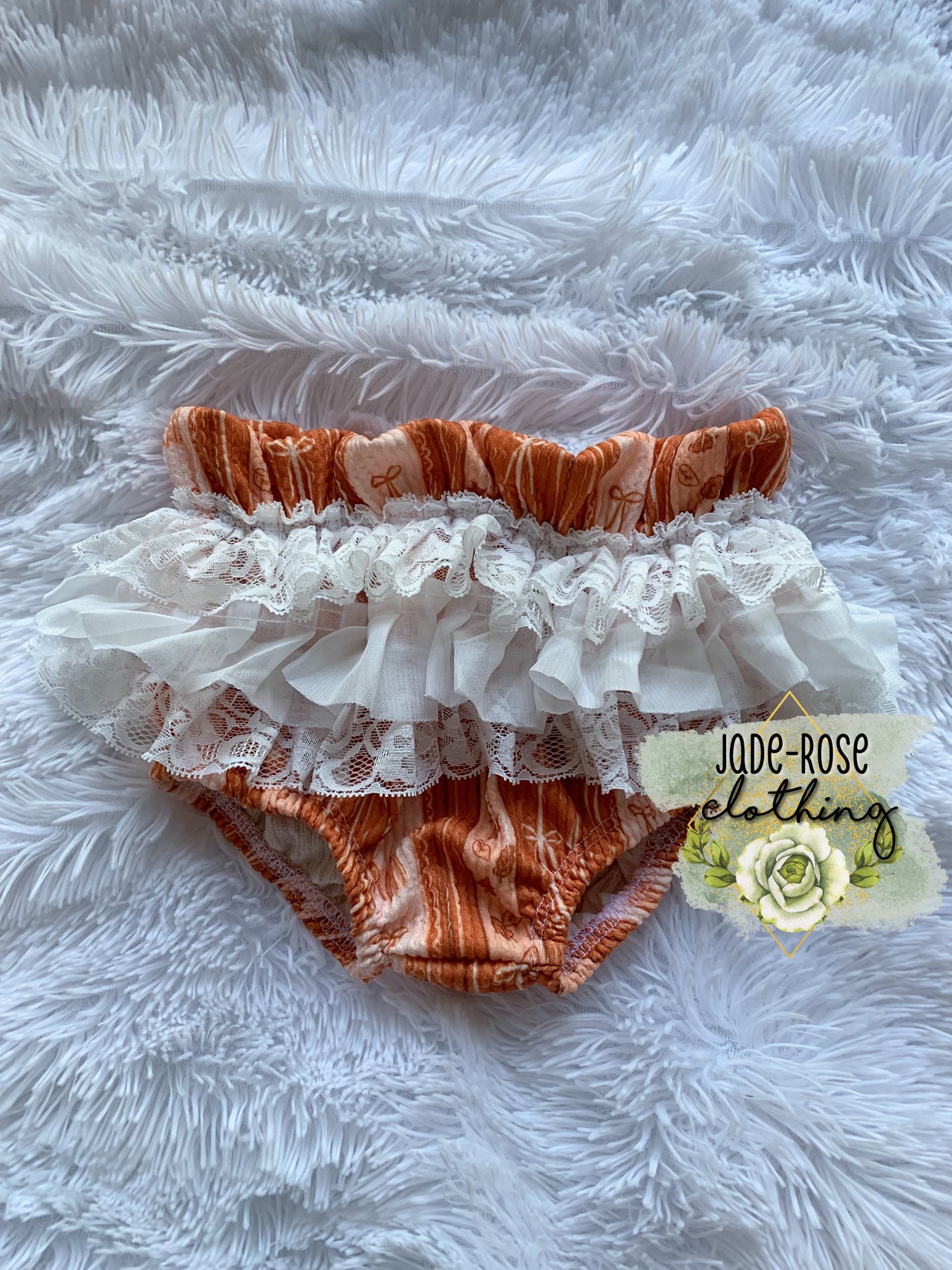 *PREORDER* High Waisted Bloomers w/ Lace (Off-White Lace ONLY)