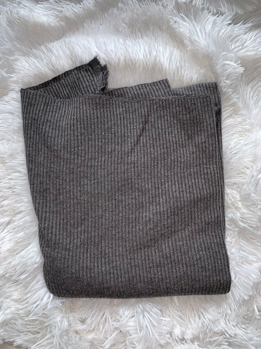 Grey Sweater Rib