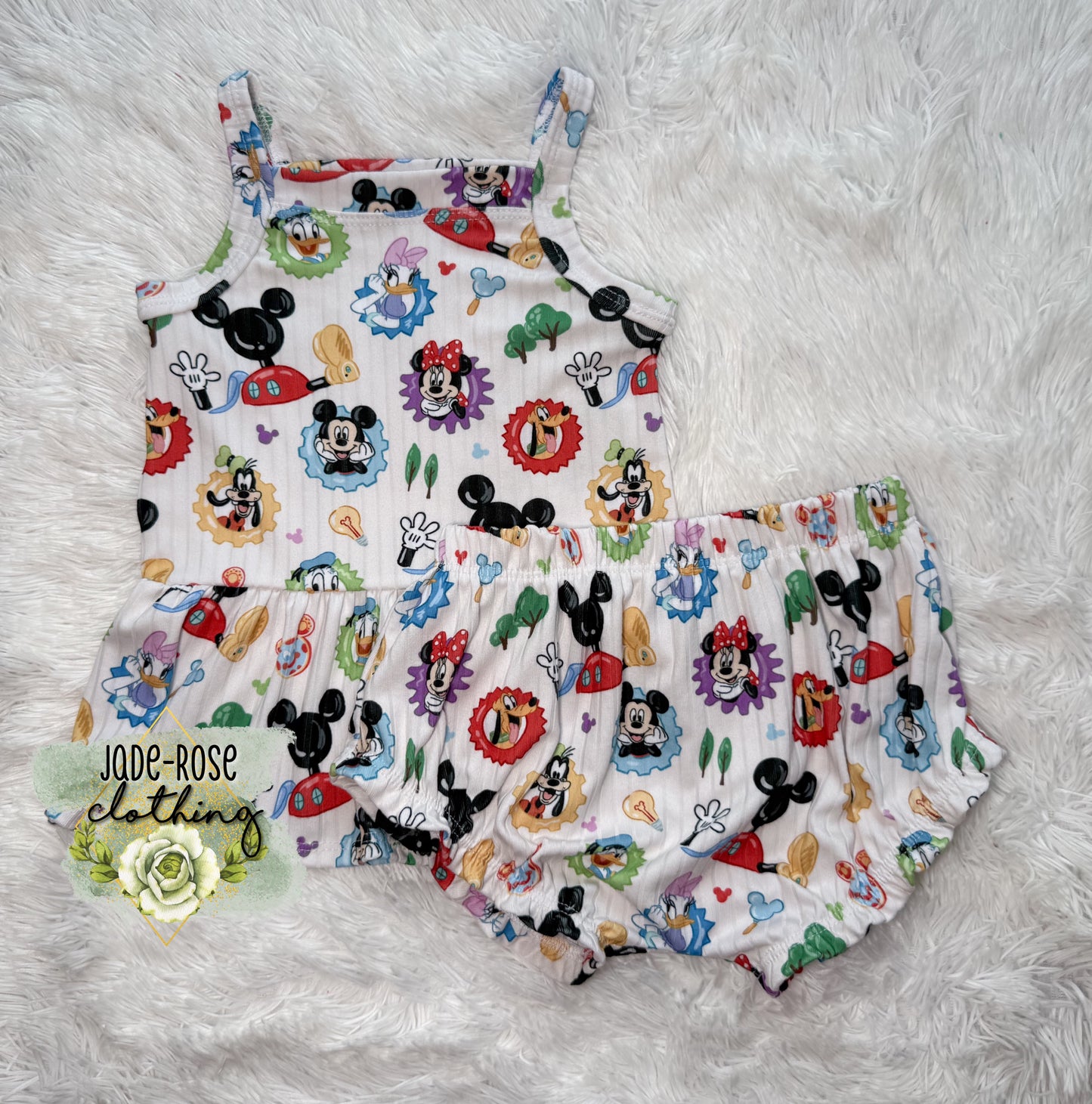 *PREORDER* Cami Peplum & Ruffle Shorties