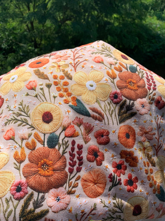 Fall Embroidered Floral DBP