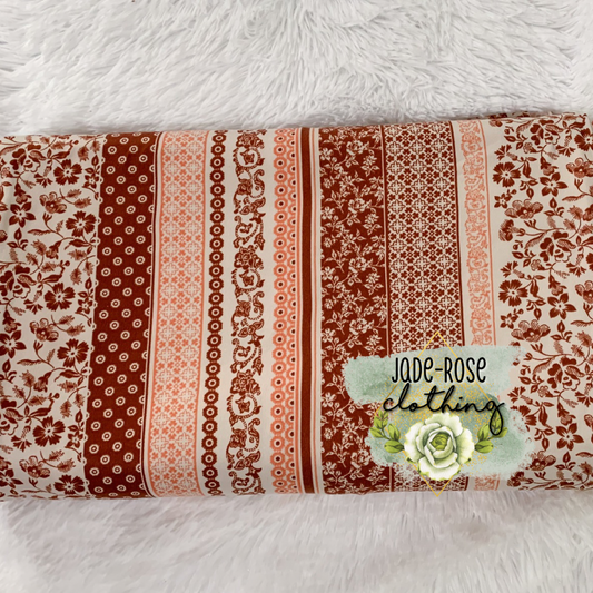 Rust & Peach Floral Pattern (DBP)