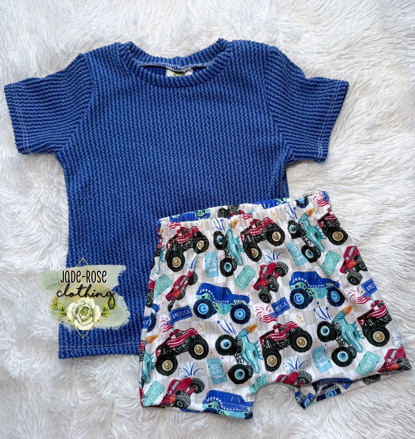 RTS 18/24M Basic Tee & Boy Shorts
