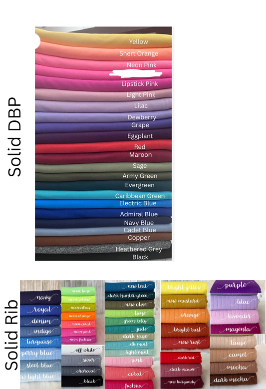 *PREORDER* Solids- ALL STYLES