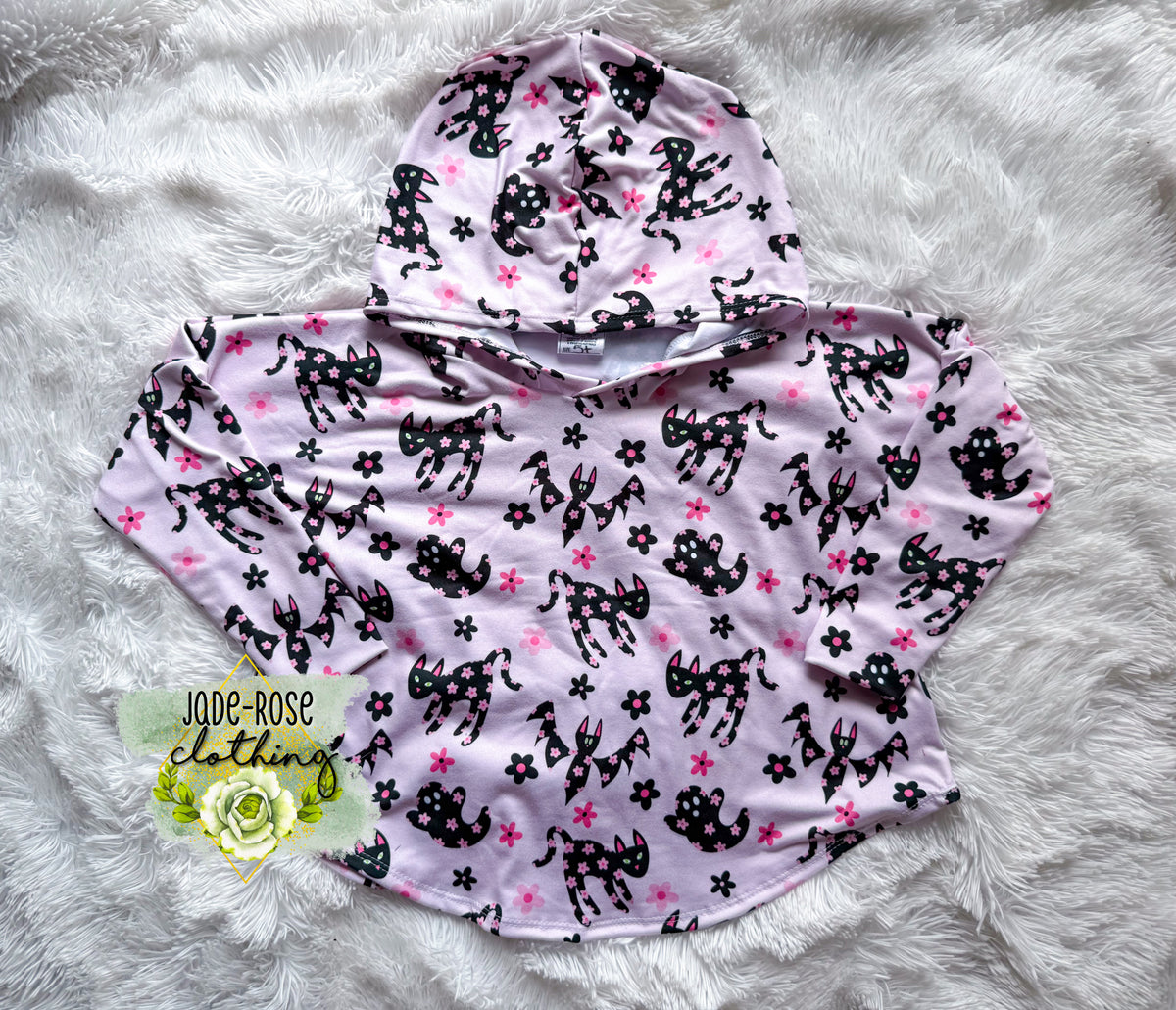 Pink Floral Ghosts & Cats-DBP