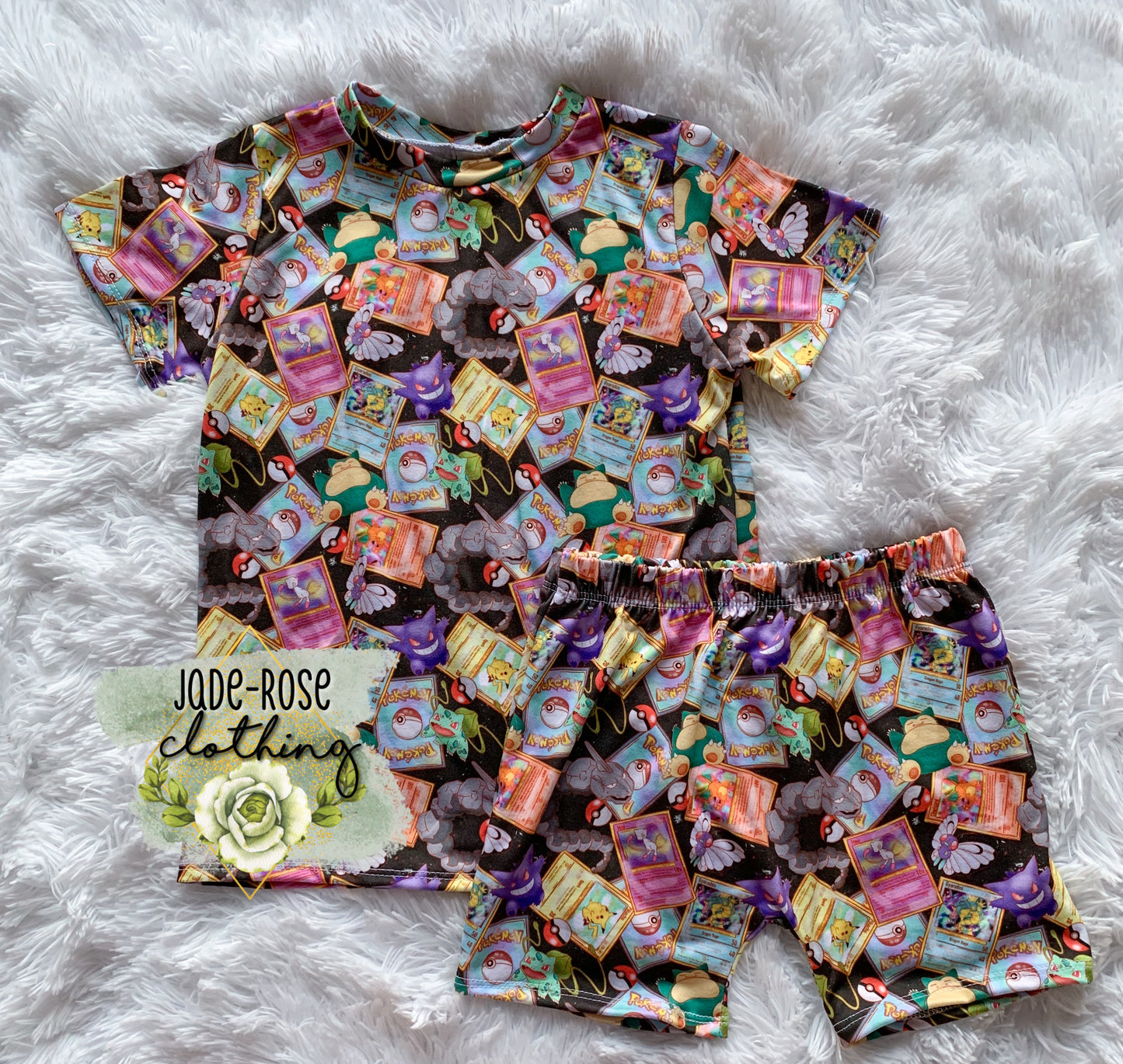 MTO: Poke Basic Tee & Boy Shorts