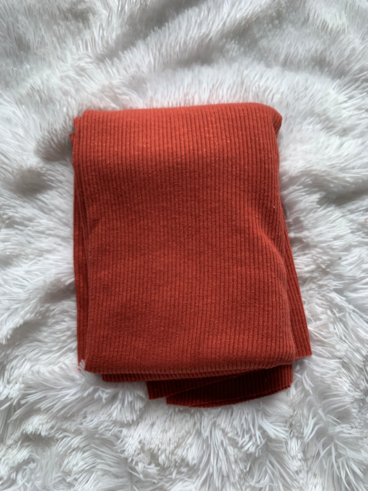 Rust Thick Sweater Rib