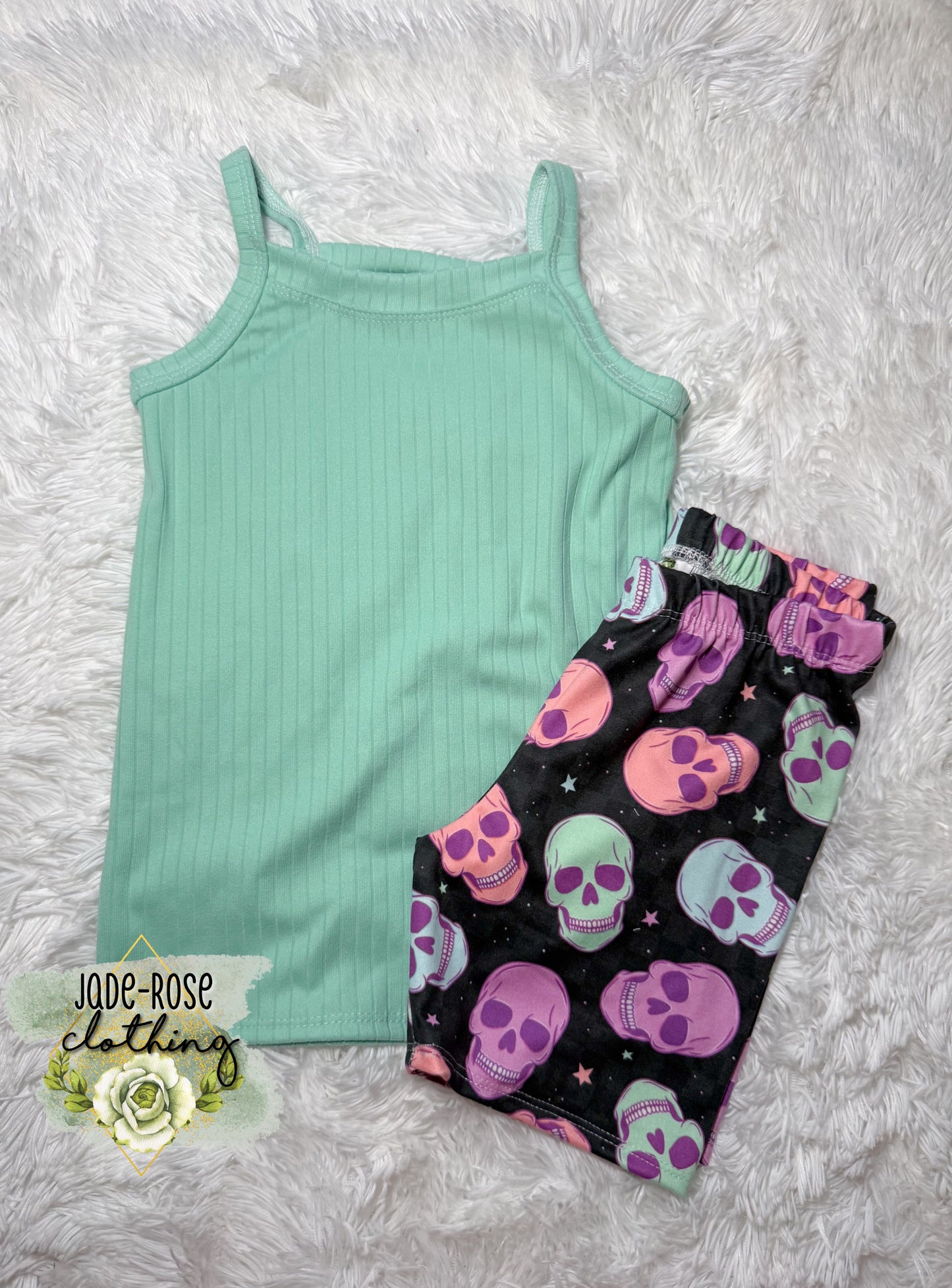 6-6/7Y Cami + Biker