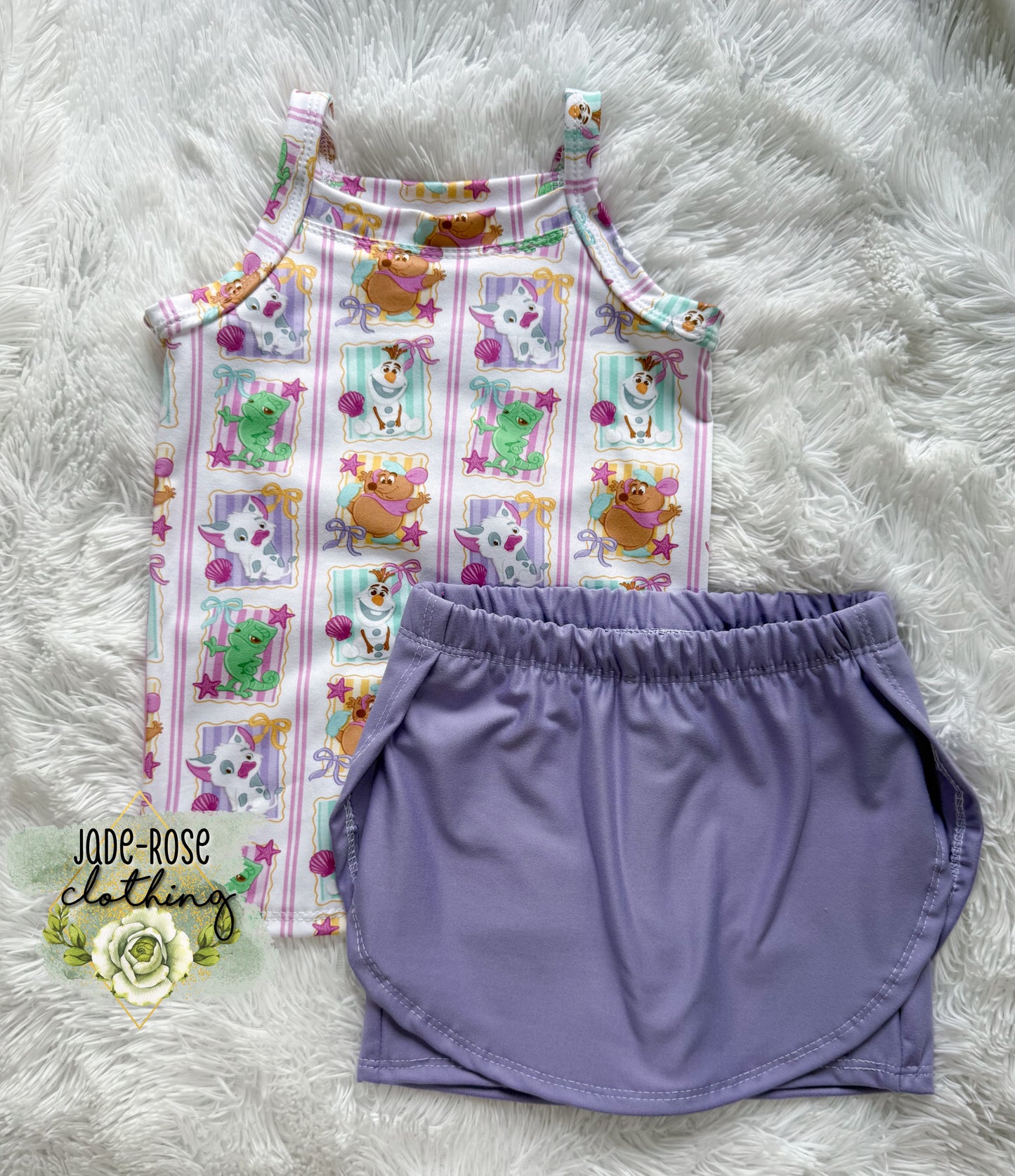 Multiple RTS- Cami & Tulip Skort