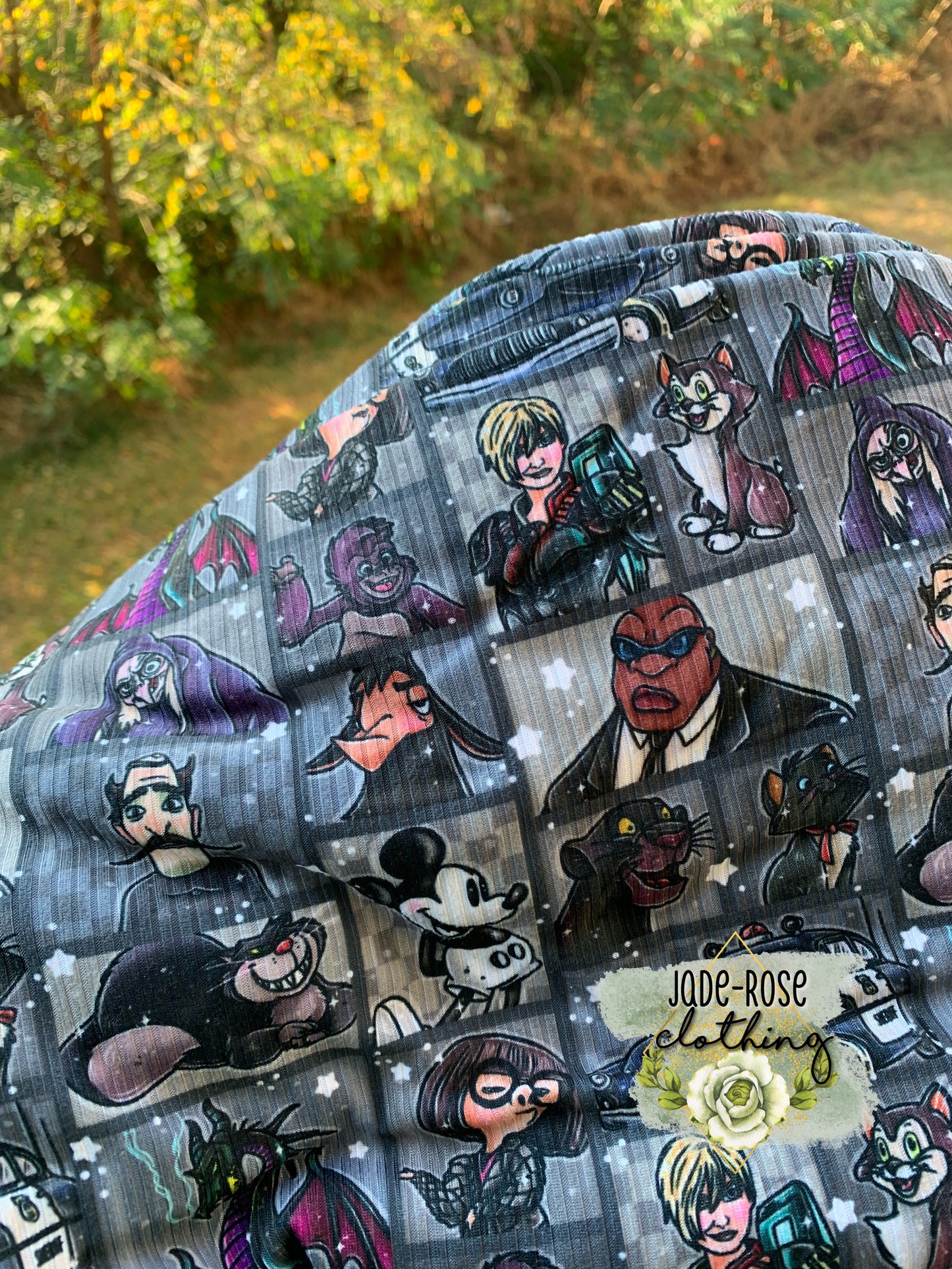 Black Magical Thin Rib