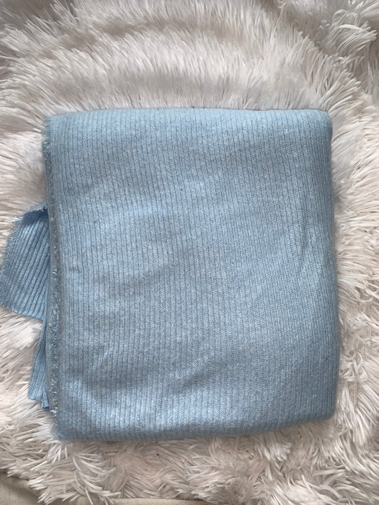 Baby Blue Sweater Rib