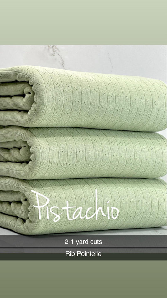 Pistachio- Pointelle