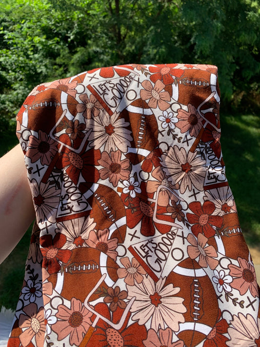 Fall Football Floral Bamboo