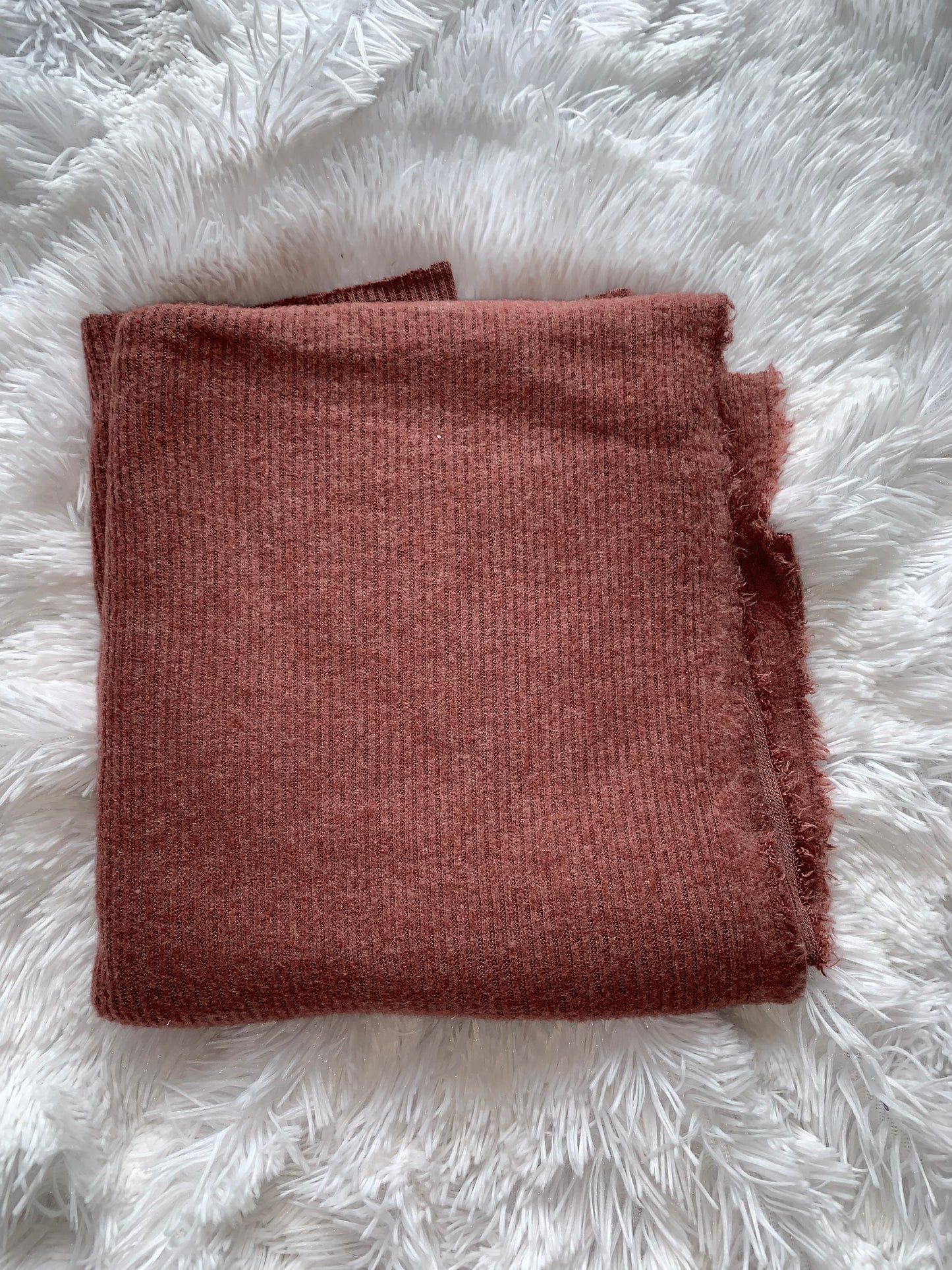 Mauve Sweater Rib