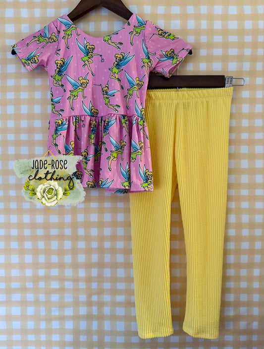 Multiple RTS-Olive Peplum & Leggings