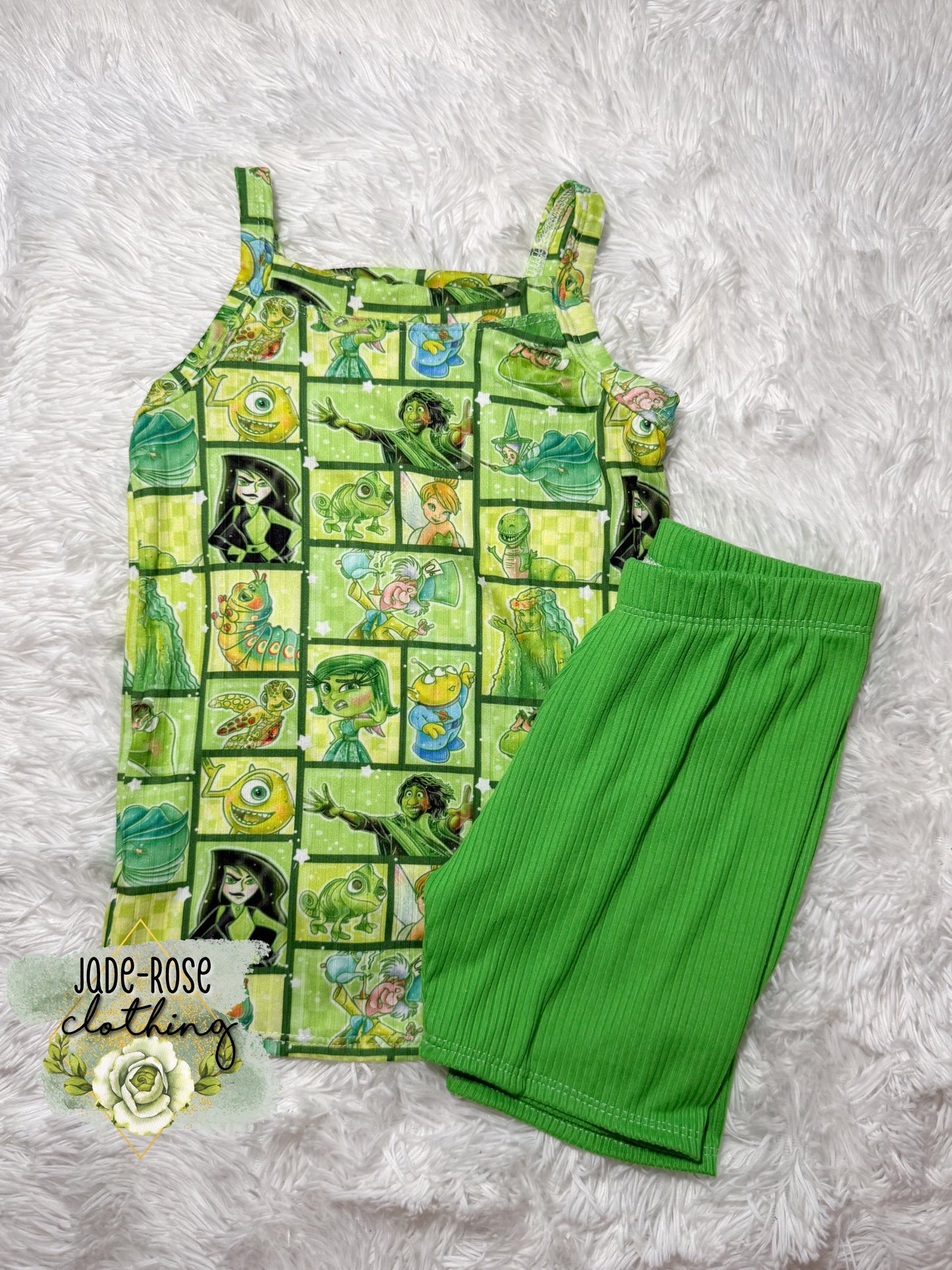 Multiple Magical Colorways- 5T Cami + Biker Sets