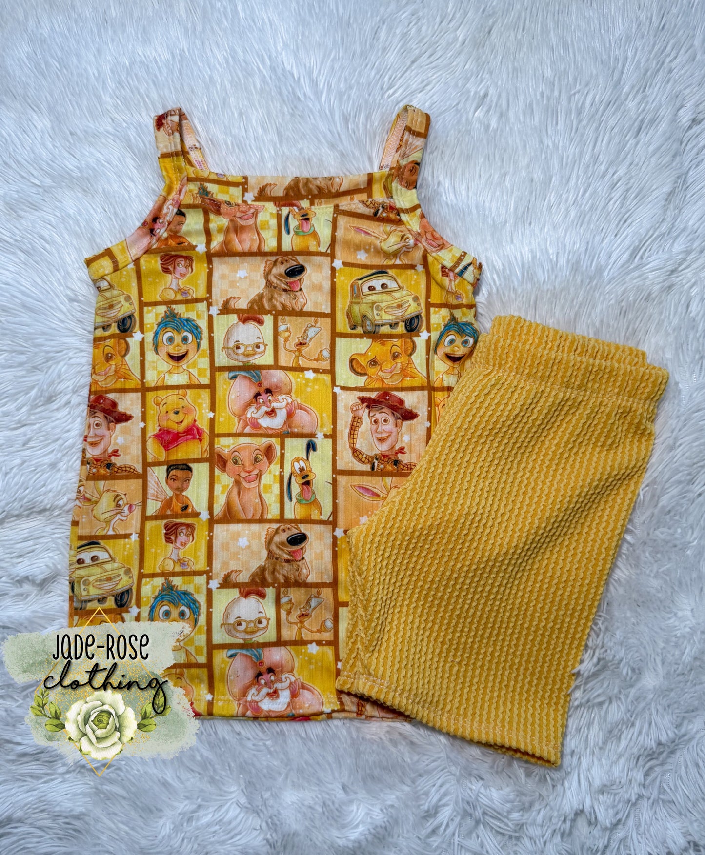 Multiple Magical Colorways- 5T Cami + Biker Sets