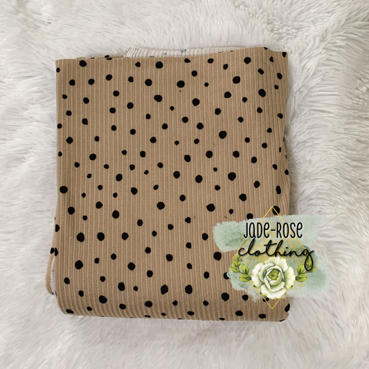 Brown BG w/ Black Dots (RIB)