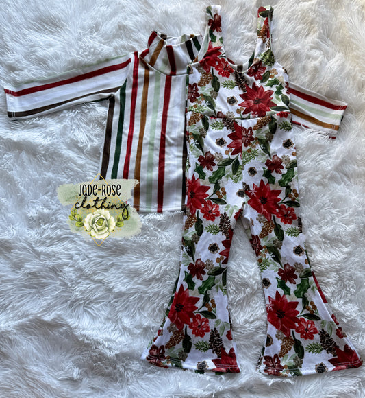 12/18M LS Mockneck & Flare Romper