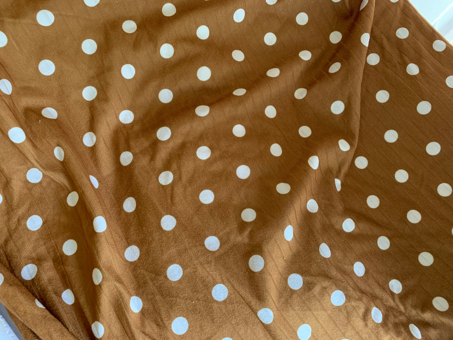 Caramel Polka Dots Rib