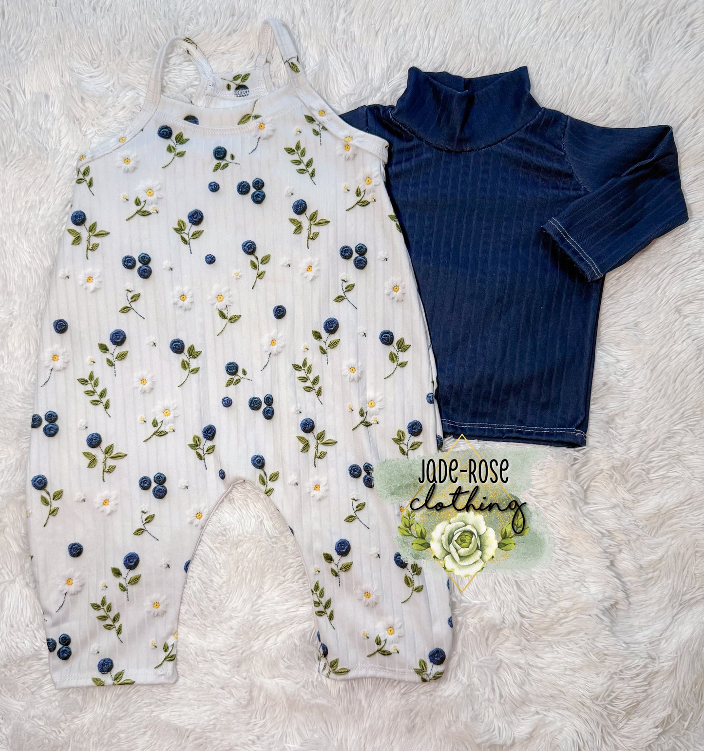 9/12M Terran Romper & 3/4 Sleeve Mockneck