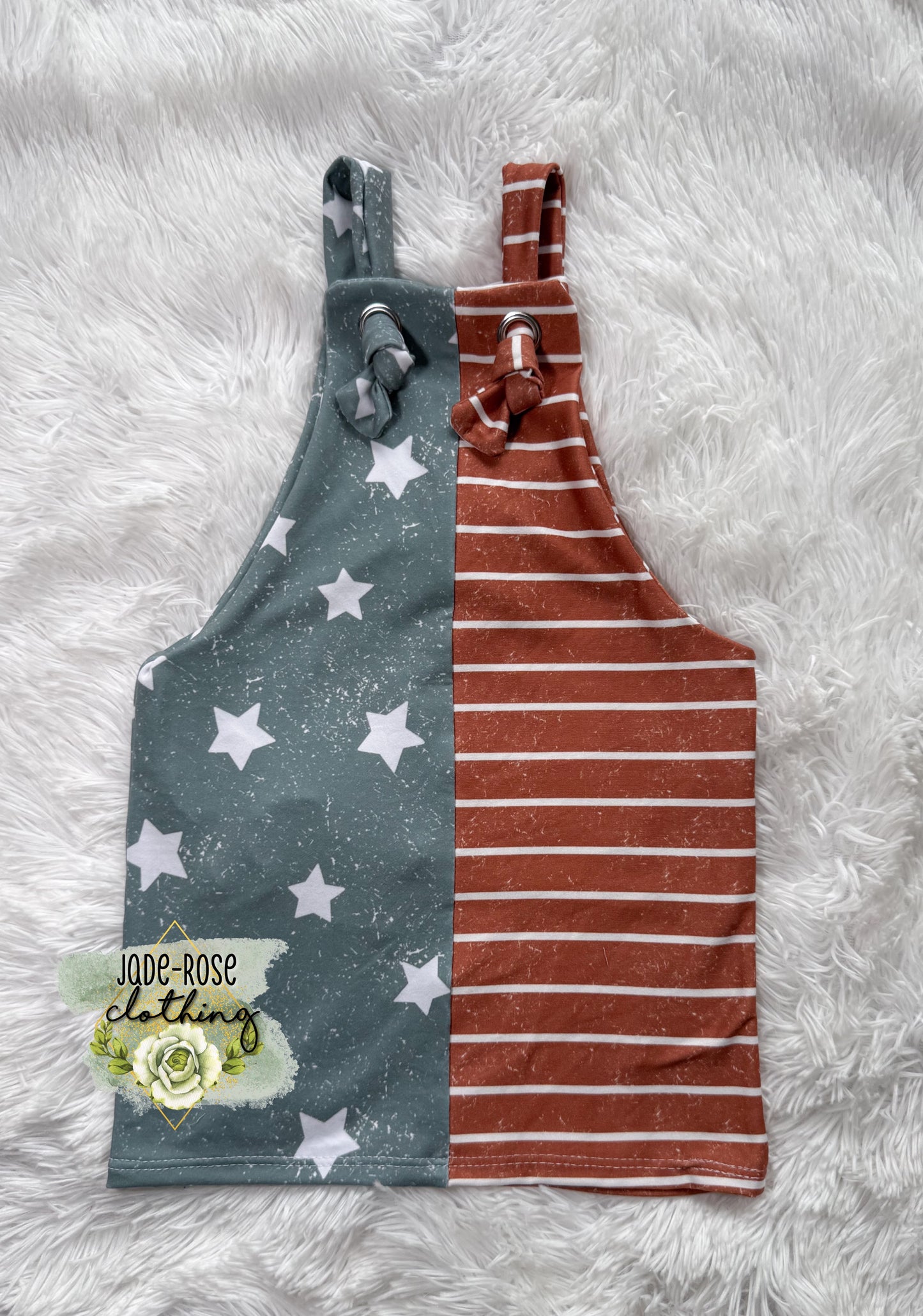 18/24M Knotted Overall Dress