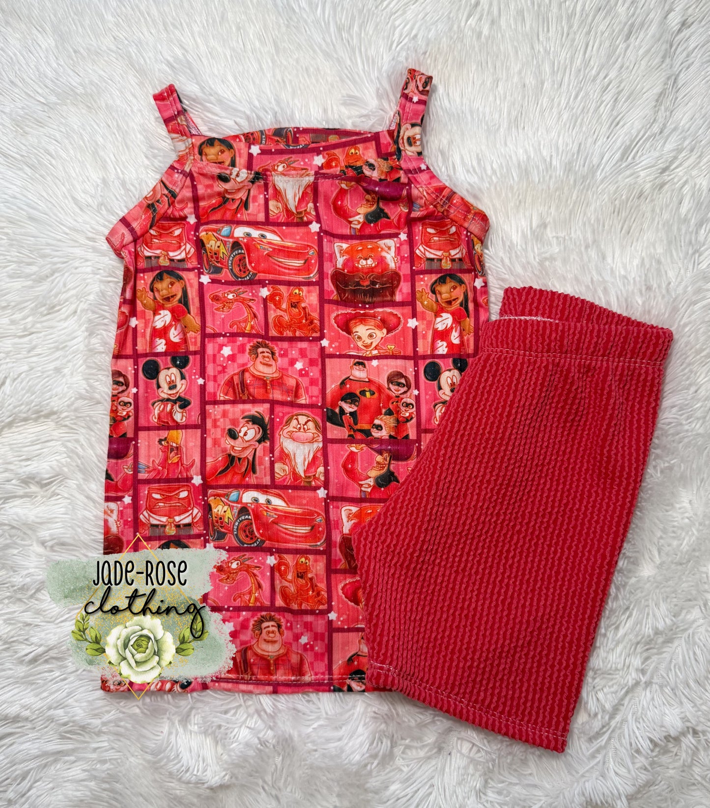 Multiple Magical Colorways- 5T Cami + Biker Sets